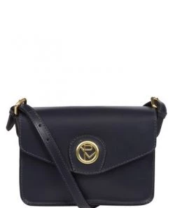 Pure Luxuries London Langdale Leather Cross-Body Bag Navy Blue -Pure Luxuries shop unnamed file 545