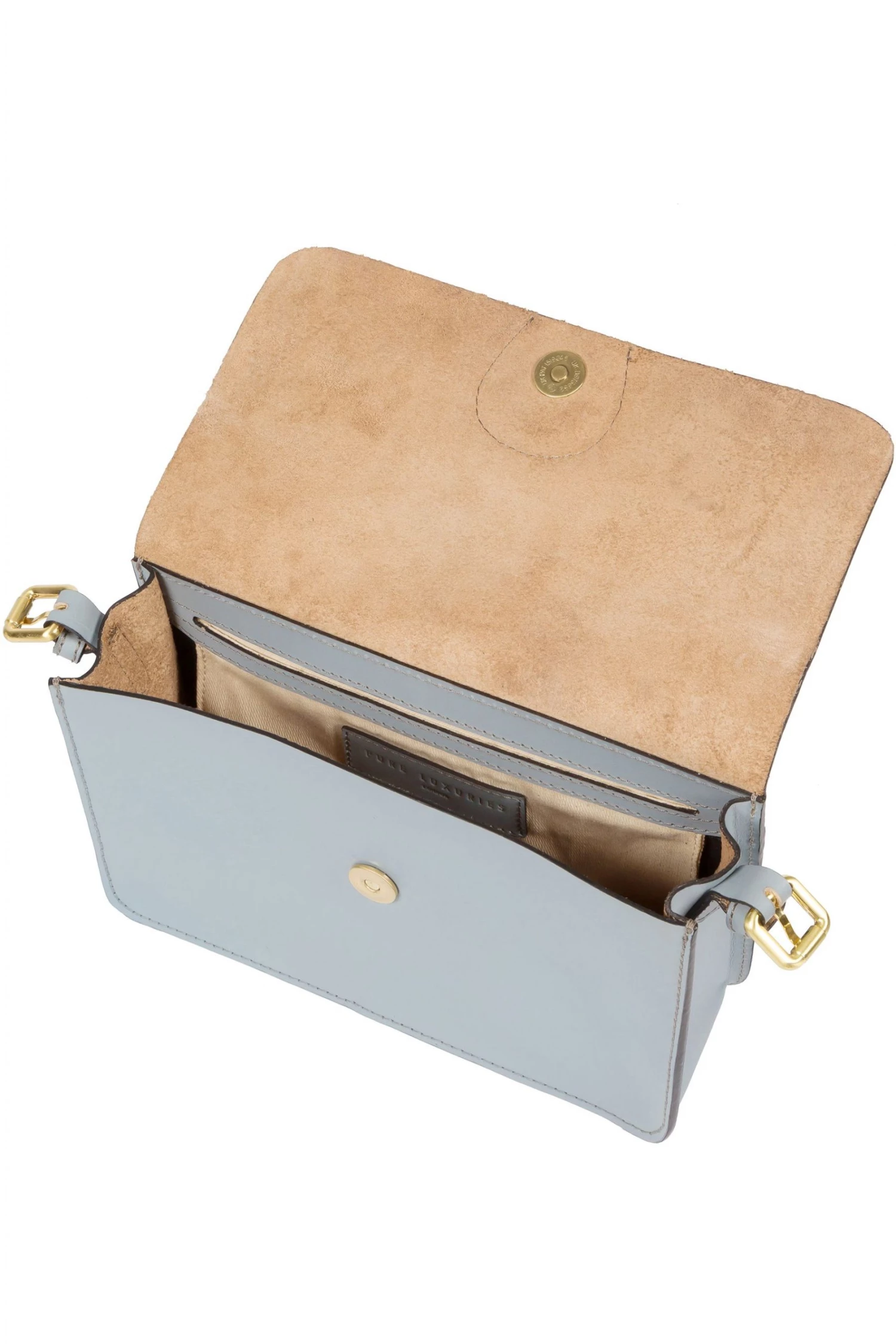 Pure Luxuries London Derwent Leather Cross-Body Bag Blush Pink 6 Pure Luxuries London Derwent Leather Cross-Body Bag Blush Pink - Image 4