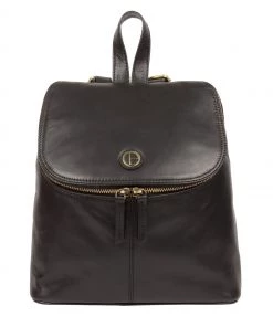 Pure Luxuries London Marbury Leather Backpack Black