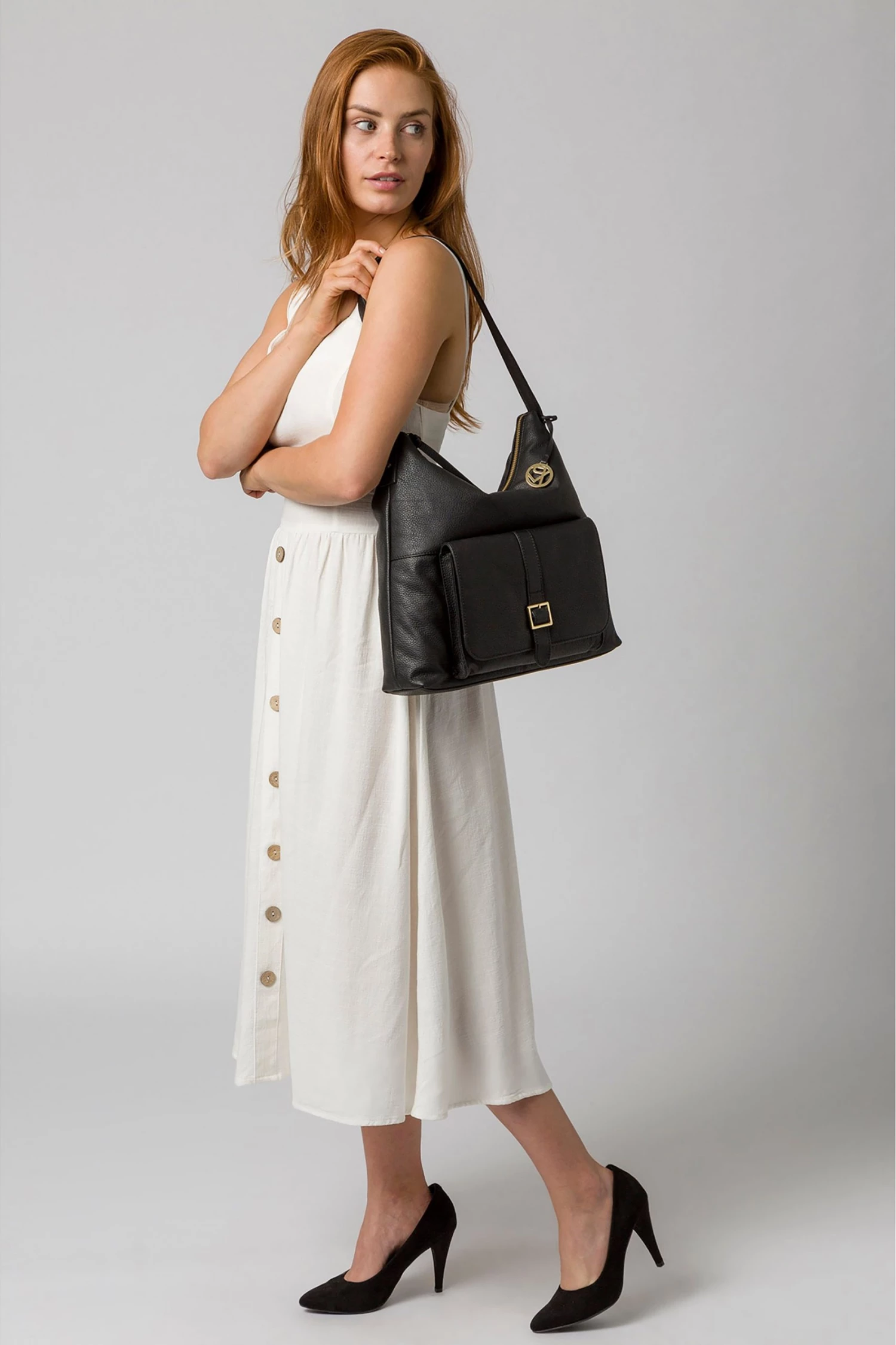 Pure Luxuries London Imogen Leather Shoulder Bag Blue Cloud 4 Pure Luxuries London Imogen Leather Shoulder Bag Blue Cloud - Image 2