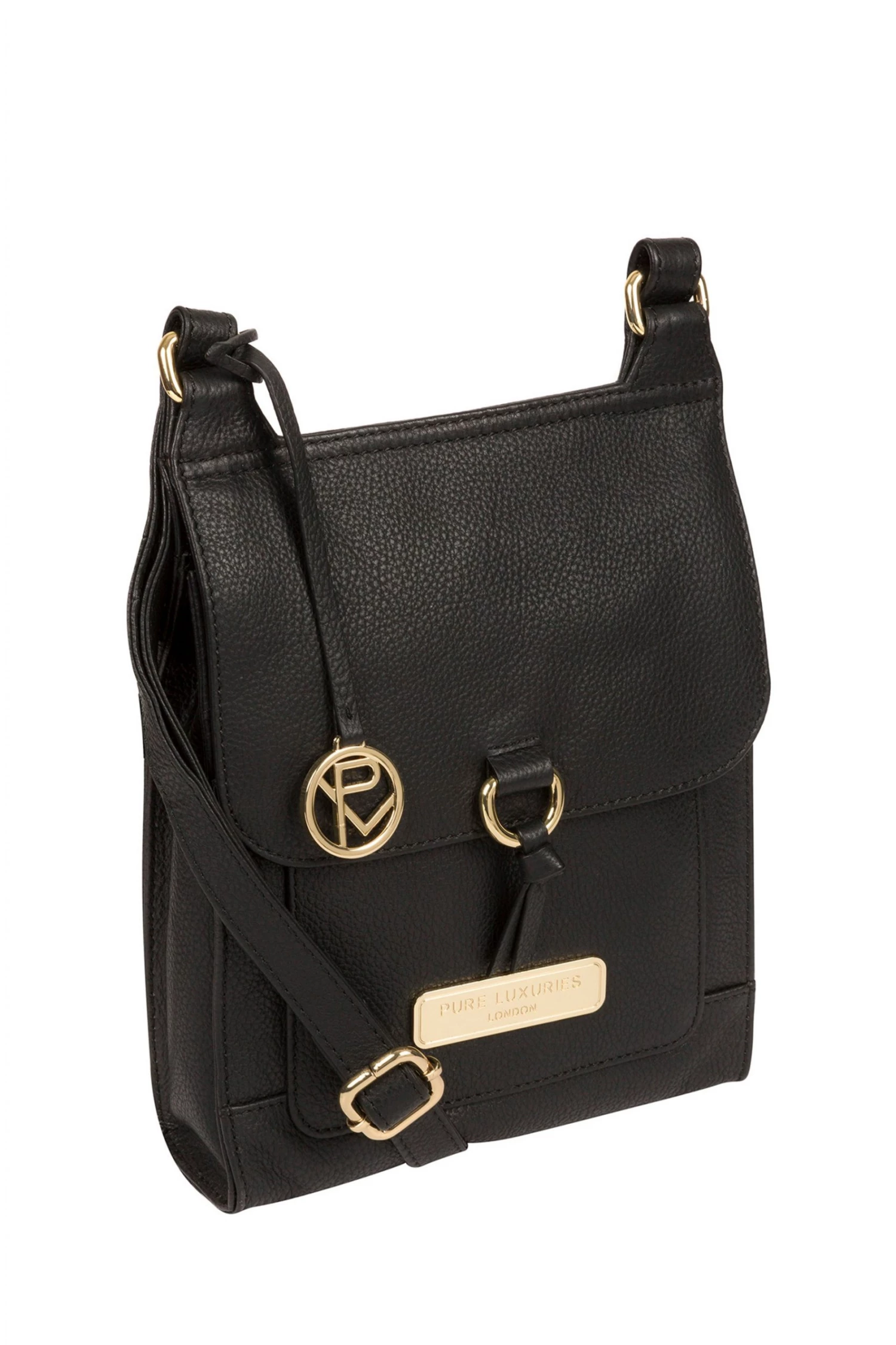 Pure Luxuries London Naomi Leather Cross-Body Bag Cashmere Blue 5 Pure Luxuries London Naomi Leather Cross-Body Bag Cashmere Blue - Image 3