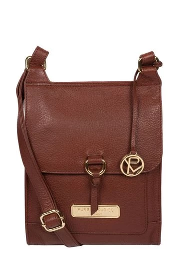 Pure Luxuries London Naomi Leather Cross-Body Bag Cashmere Blue 11 Pure Luxuries London Naomi Leather Cross-Body Bag Cashmere Blue - Image 9