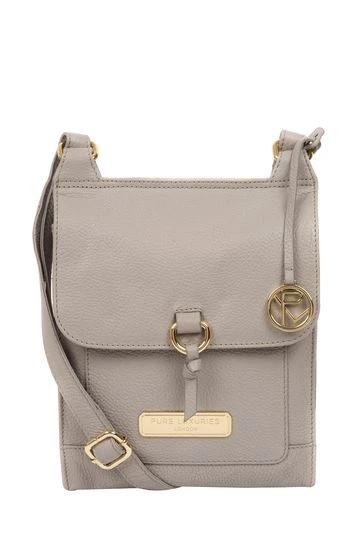 Pure Luxuries London Naomi Leather Cross-Body Bag Cashmere Blue 12 Pure Luxuries London Naomi Leather Cross-Body Bag Cashmere Blue - Image 10