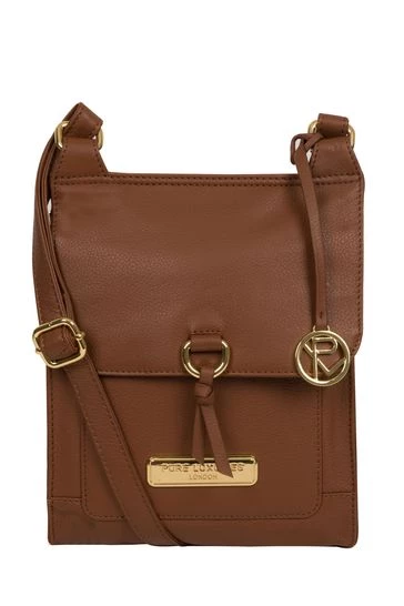 Pure Luxuries London Naomi Leather Cross-Body Bag Cashmere Blue 13 Pure Luxuries London Naomi Leather Cross-Body Bag Cashmere Blue - Image 11