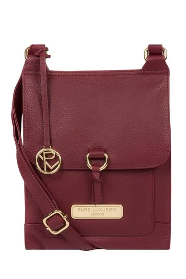 Pure Luxuries London Naomi Leather Cross-Body Bag Cashmere Blue 14 Pure Luxuries London Naomi Leather Cross-Body Bag Cashmere Blue - Image 12