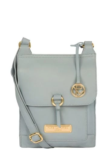 Pure Luxuries London Naomi Leather Cross-Body Bag Cashmere Blue 15 Pure Luxuries London Naomi Leather Cross-Body Bag Cashmere Blue - Image 13