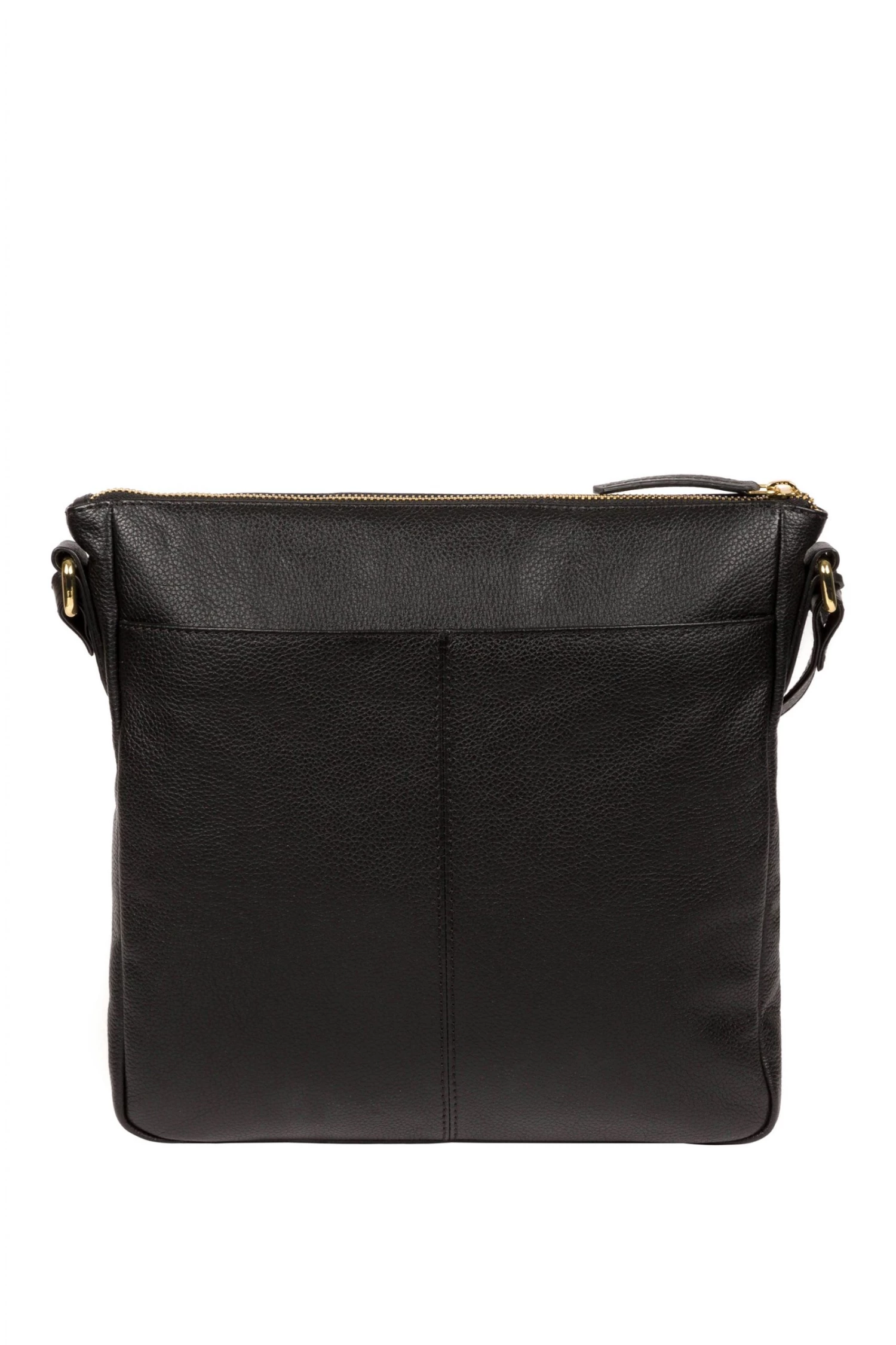 Pure Luxuries London Holbroke Leather Shoulder Bag Grey 4 Pure Luxuries London Holbroke Leather Shoulder Bag Grey - Image 2