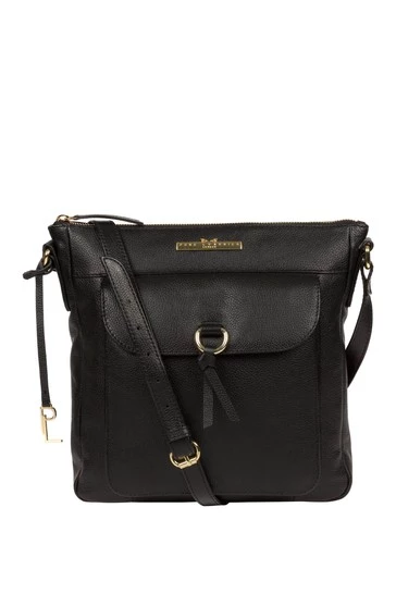 Pure Luxuries London Holbroke Leather Shoulder Bag Grey 8 Pure Luxuries London Holbroke Leather Shoulder Bag Grey - Image 6