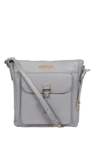 Pure Luxuries London Holbroke Leather Shoulder Bag Grey 9 Pure Luxuries London Holbroke Leather Shoulder Bag Grey - Image 7