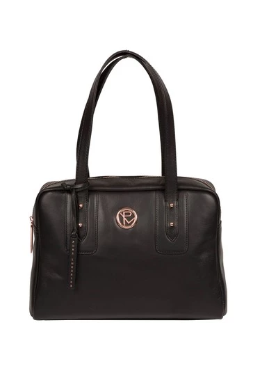 Pure Luxuries London Madox Leather Handbag Grey 9 Pure Luxuries London Madox Leather Handbag Grey - Image 7