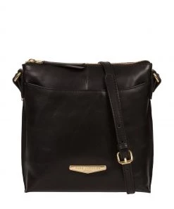 Pure Luxuries London Kimberley Vegetable Tanned Leather Cross-Body Bag Italian Tan