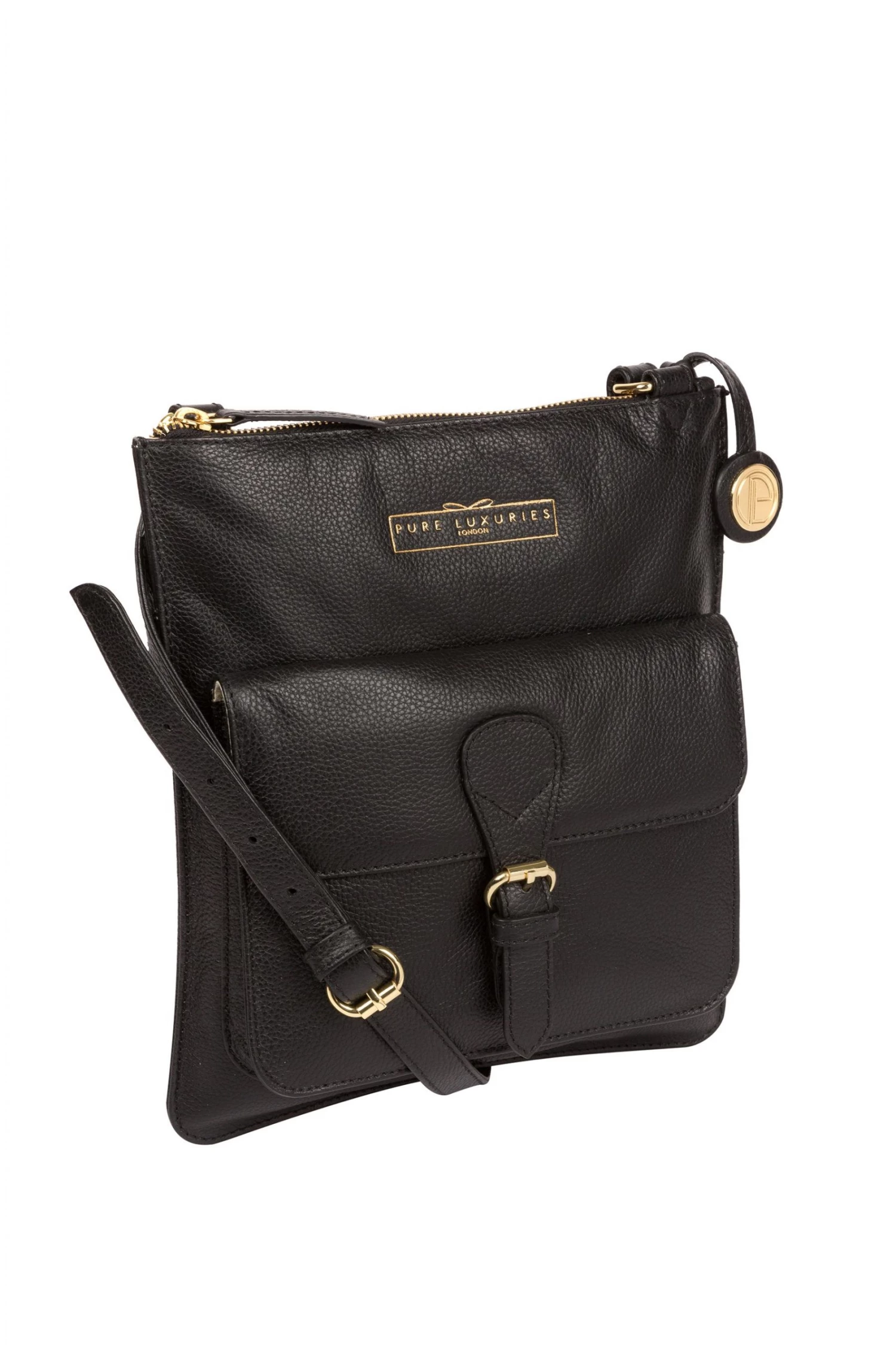 Pure Luxuries London Kenley Leather Cross-Body Bag Chestnut 4 Pure Luxuries London Kenley Leather Cross-Body Bag Chestnut - Image 2