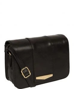 Pure Luxuries London Rosana Vegetable-Tanned Leather Cross-Body Bag Black -Pure Luxuries shop unnamed file 729 scaled