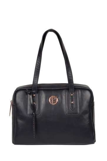 Pure Luxuries London Madox Leather Handbag Grey 12 Pure Luxuries London Madox Leather Handbag Grey - Image 10