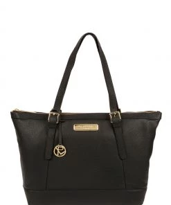 Pure Luxuries London Emily Leather Tote Bag Chestnut