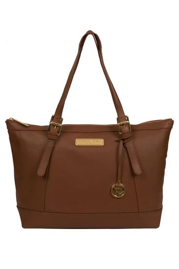 Pure Luxuries London Emily Leather Tote Bag Chestnut 13 Pure Luxuries London Emily Leather Tote Bag Chestnut - Image 11