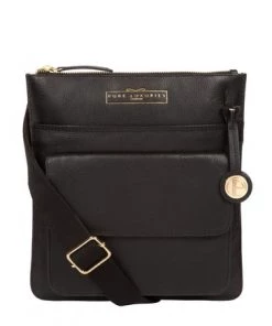 Pure Luxuries London Langley Leather Cross-Body Bag Blue -Pure Luxuries shop unnamed file 789