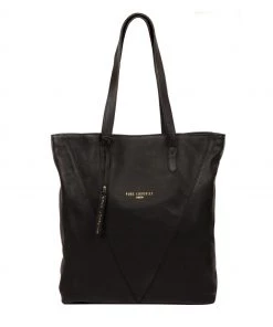 Pure Luxuries London Hatton Leather Shopper Bag Saddle Tan