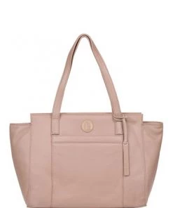 Pure Luxuries London Dusk Leather Hand Bag Blush Pink -Pure Luxuries shop unnamed file 809