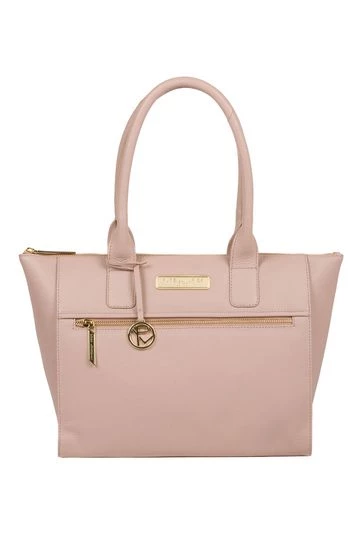 Pure Luxuries London Faye Leather Tote Bag Navy 13 Pure Luxuries London Faye Leather Tote Bag Navy - Image 11