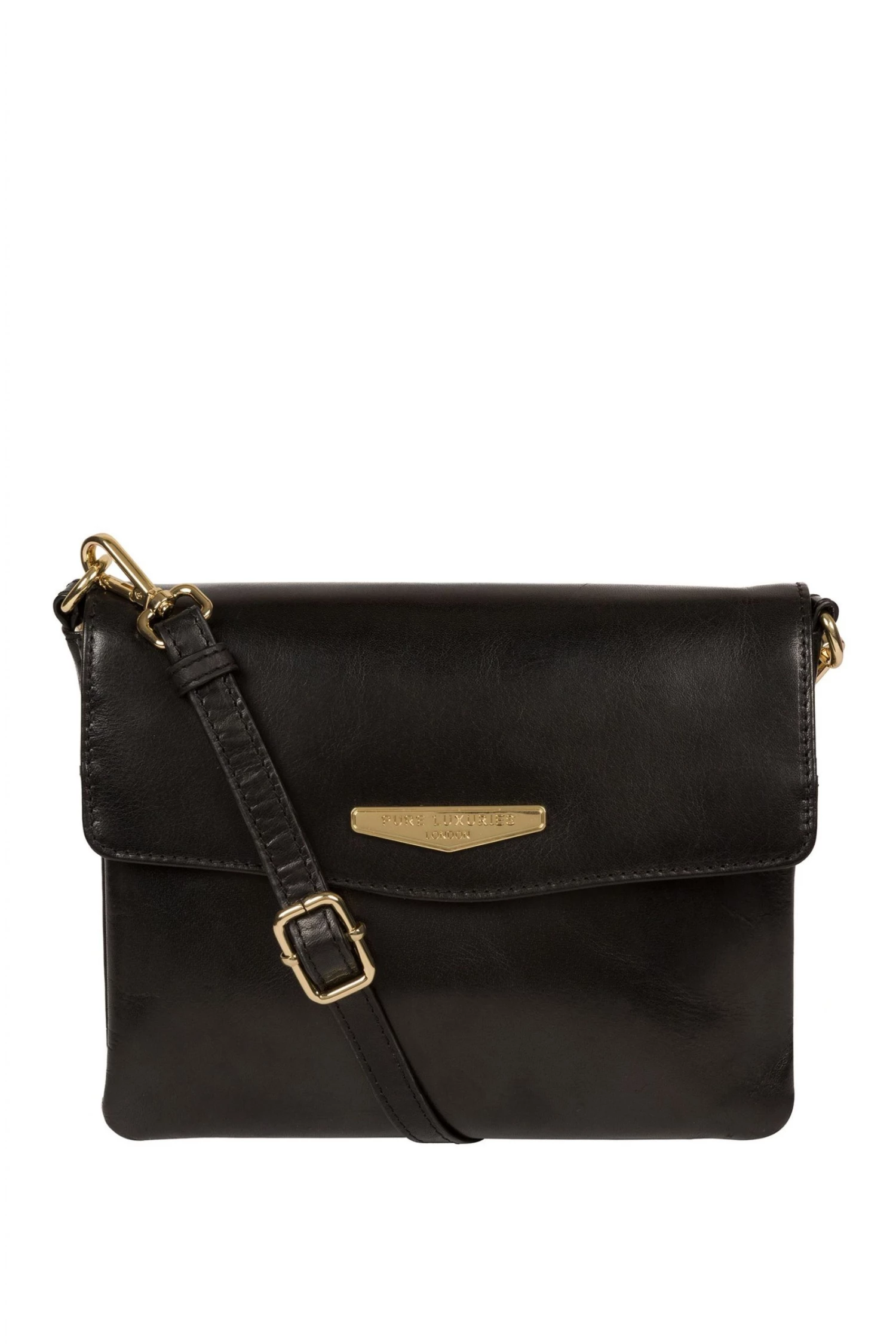 Pure Luxuries London Valeria Vegetable-Tanned Leather Cross-Body Clutch Bag Italian Tan Brown 3 Pure Luxuries London Valeria Vegetable-Tanned Leather Cross-Body Clutch Bag Italian Tan Brown