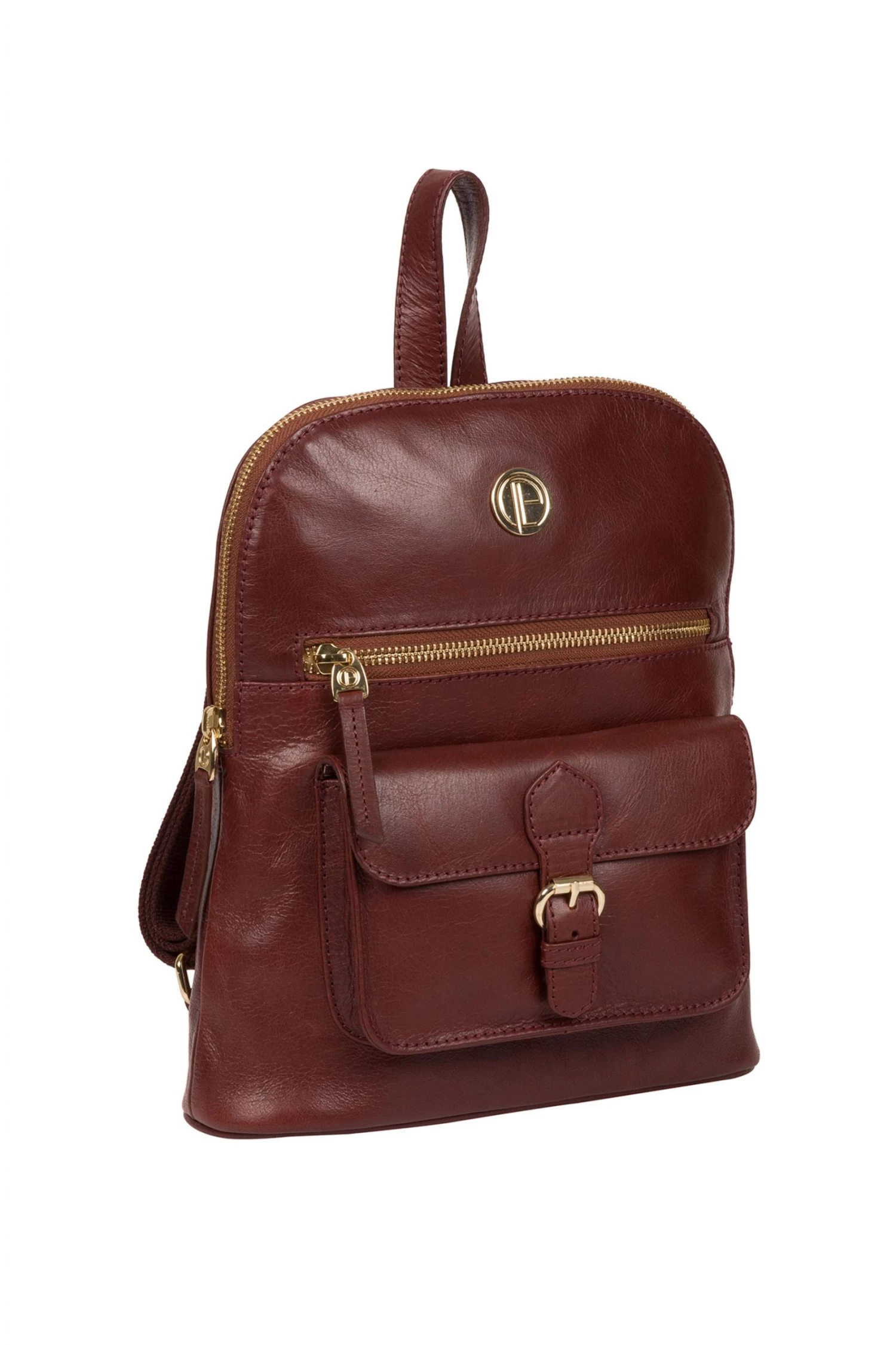 Pure Luxuries London Zinnia Leather Backpack Jet Black 6 Pure Luxuries London Zinnia Leather Backpack Jet Black - Image 4