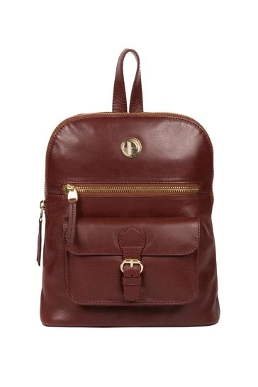 Pure Luxuries London Zinnia Leather Backpack Jet Black 8 Pure Luxuries London Zinnia Leather Backpack Jet Black - Image 6