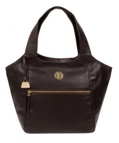 Pure Luxuries London Mimosa Leather Tote Bag Jet Black -Pure Luxuries shop unnamed file 877
