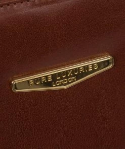 Pure Luxuries London Britt Vegetable Tanned Leather Handbag Italian Tan -Pure Luxuries shop unnamed file 892 scaled