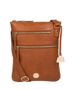 Pure Luxuries London Gardenia Leather Brown Cross Body Bag Chestnut Brown -Pure Luxuries shop unnamed file 903