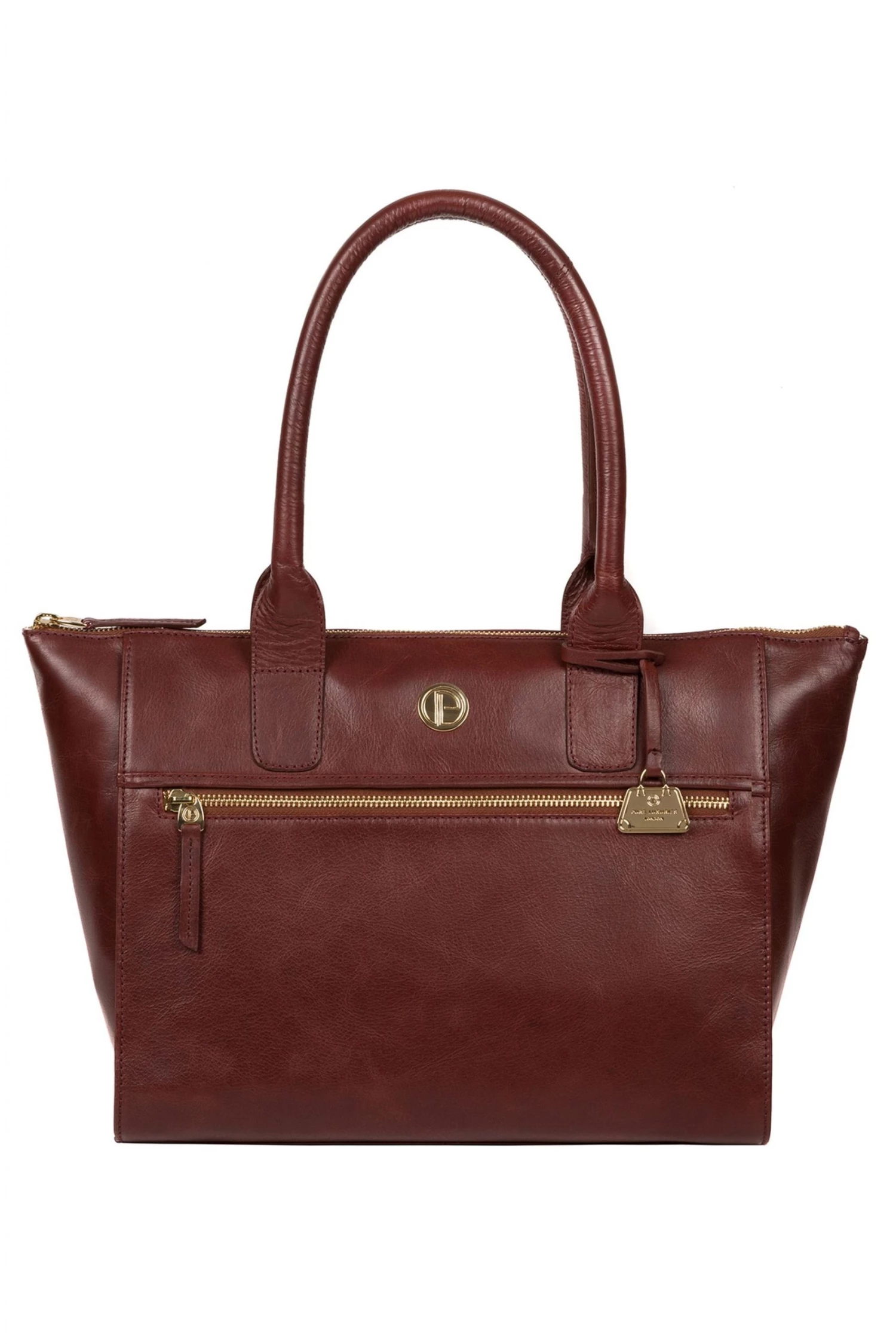 Pure Luxuries London Primrose Leather Tote Bag Hazelnut 3 Pure Luxuries London Primrose Leather Tote Bag Hazelnut