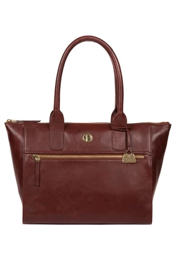 Pure Luxuries London Primrose Leather Tote Bag Hazelnut 8 Pure Luxuries London Primrose Leather Tote Bag Hazelnut - Image 6