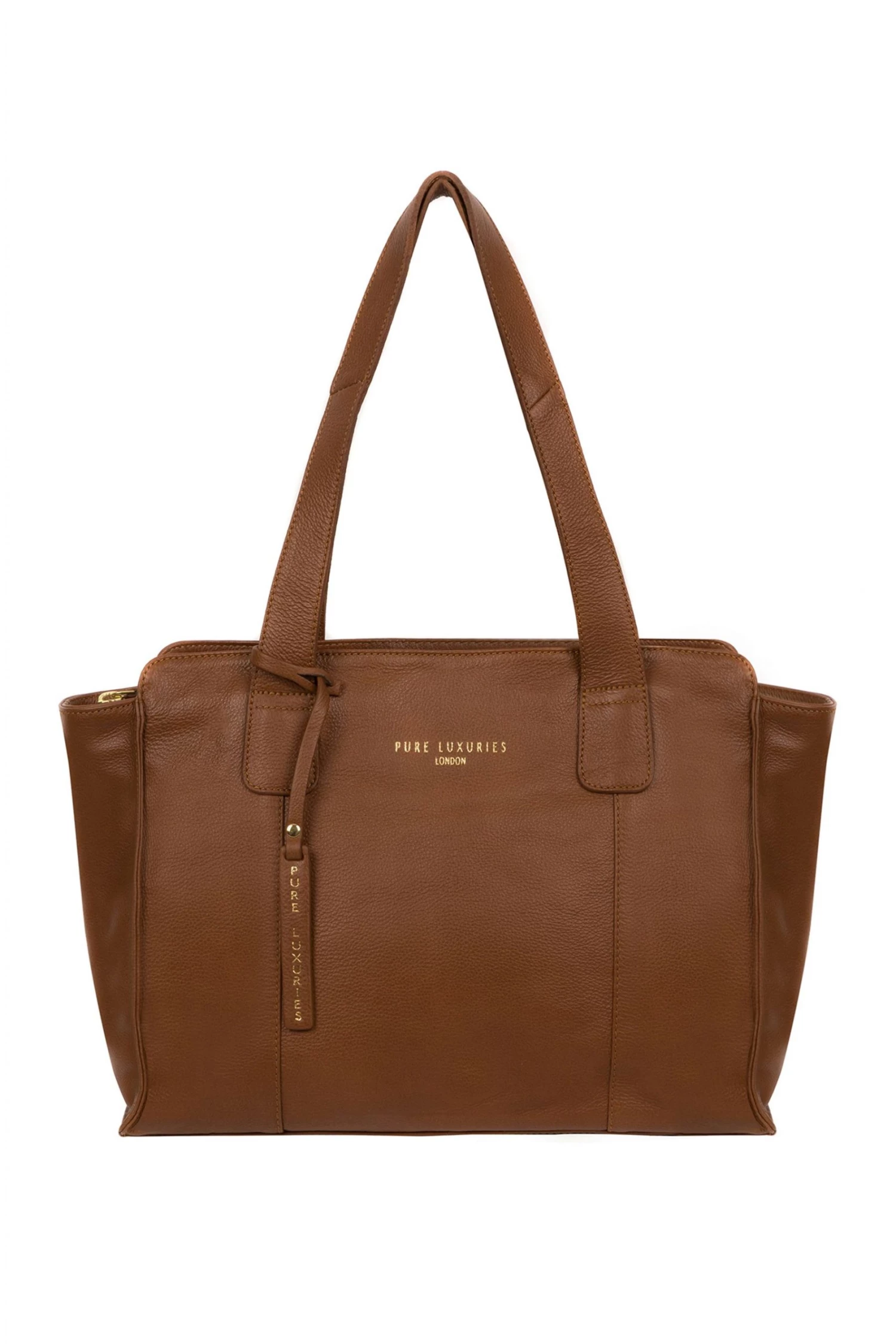 Pure Luxuries London Homerton Leather Handbag Chocolate Brown 8 Pure Luxuries London Homerton Leather Handbag Chocolate Brown - Image 6