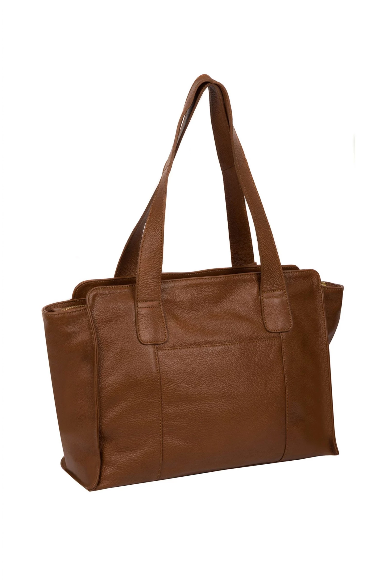 Pure Luxuries London Homerton Leather Handbag Chocolate Brown 9 Pure Luxuries London Homerton Leather Handbag Chocolate Brown - Image 7