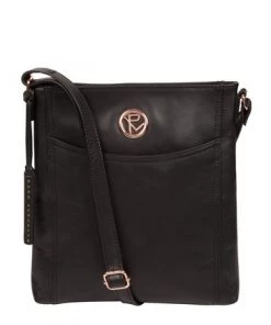 Pure Luxuries London Gilpin Leather Cross-Body Bag Black -Pure Luxuries shop unnamed file 92