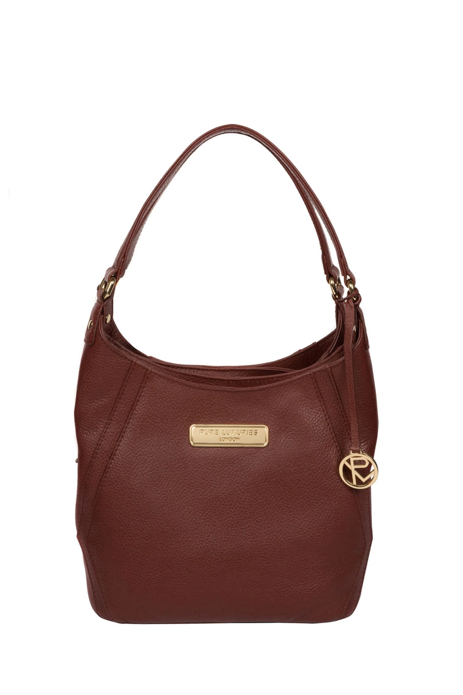 Pure Luxuries London Abigail Leather Shoulder Bag Chestnut 3 Pure Luxuries London Abigail Leather Shoulder Bag Chestnut