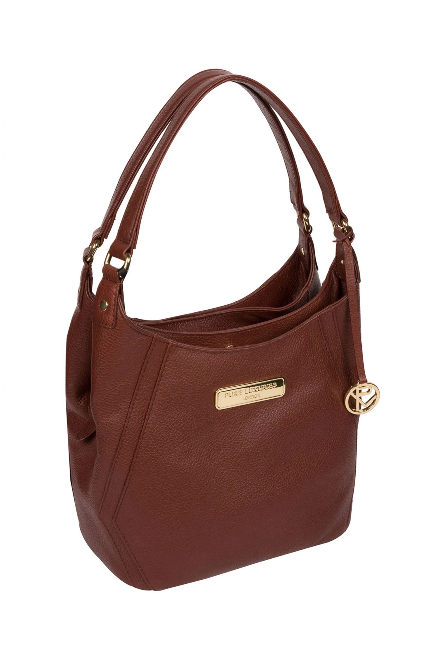 Pure Luxuries London Abigail Leather Shoulder Bag Chestnut 5 Pure Luxuries London Abigail Leather Shoulder Bag Chestnut - Image 3