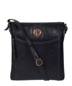 Pure Luxuries London Gilpin Leather Cross-Body Bag Black -Pure Luxuries shop unnamed file 96