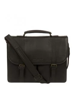 Pure Luxuries London Baxter Leather Work Bag Brown -Pure Luxuries shop unnamed file 961