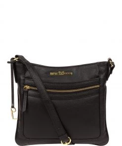 Pure Luxuries shop 32 Pure Luxuries London Lewes Leather Cross-Body Bag Tan Brown